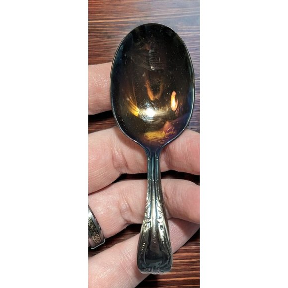 Oneida Harmony Anodized Bent Baby Spoon - Picture 2 of 10